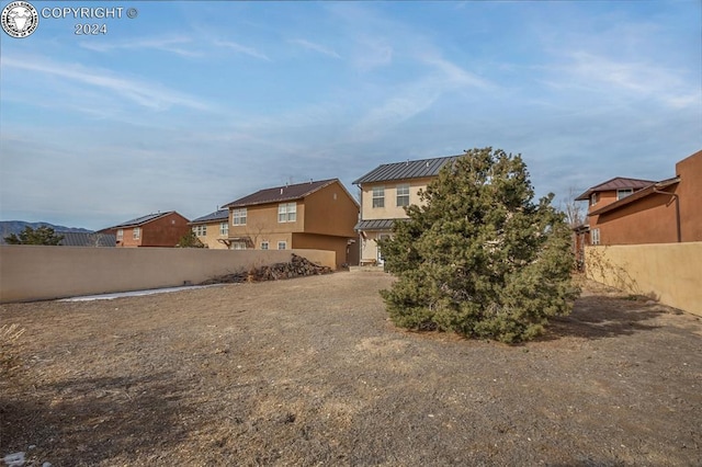 view of rear view of property