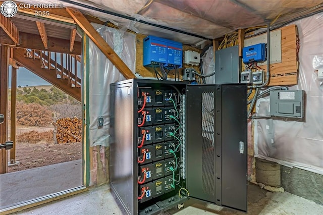 utilities with electric panel