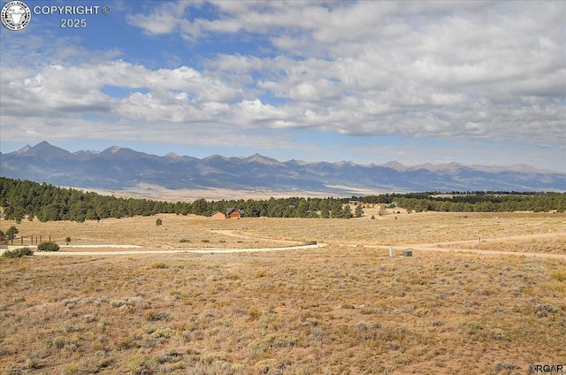 136 Arapahoe Cir, Westcliffe, CO 81252 - view of mountain backdrop featuring rural landscape