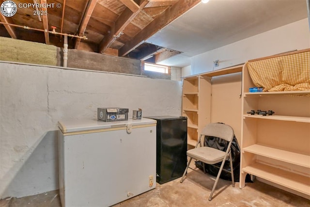 1110 Euclid Ave, Pueblo, CO 81004 - basement with refrigerator
