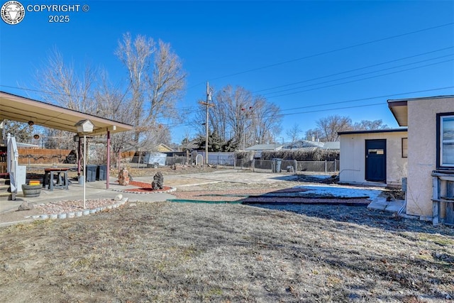 1110 Euclid Ave, Pueblo, CO 81004 - view of yard featuring a patio area