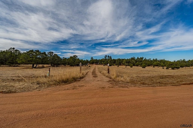 view of nature featuring a rural view