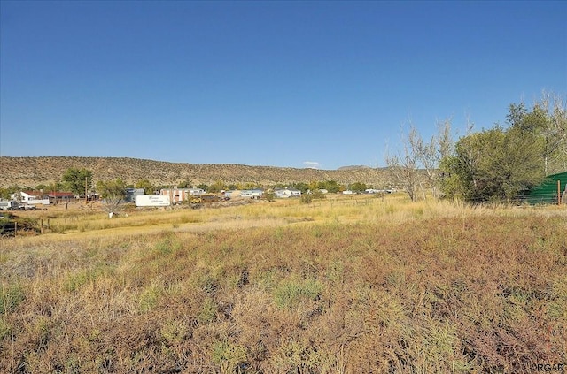 view of nature featuring a mountain view and a rural view