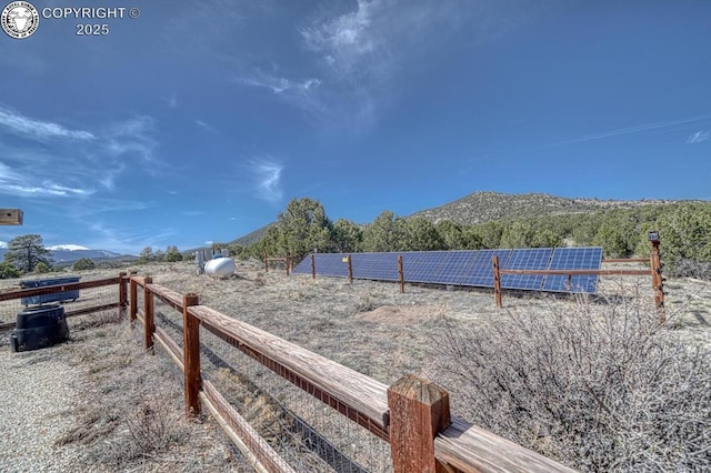 750 Roundup Rd, Westcliffe, CO 81252 - view of yard with a rural view and a mountain view