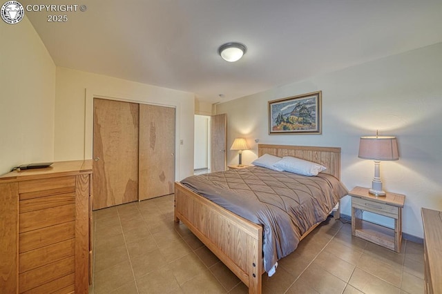 750 Roundup Rd, Westcliffe, CO 81252 - tiled bedroom featuring a closet