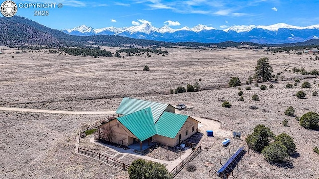 750 Roundup Rd, Westcliffe, CO 81252 - exterior space featuring a mountain view, a desert view, and a rural view