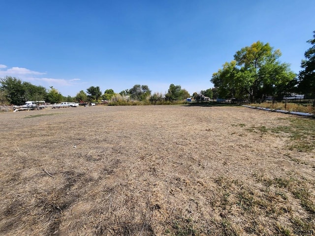 view of yard featuring a rural view