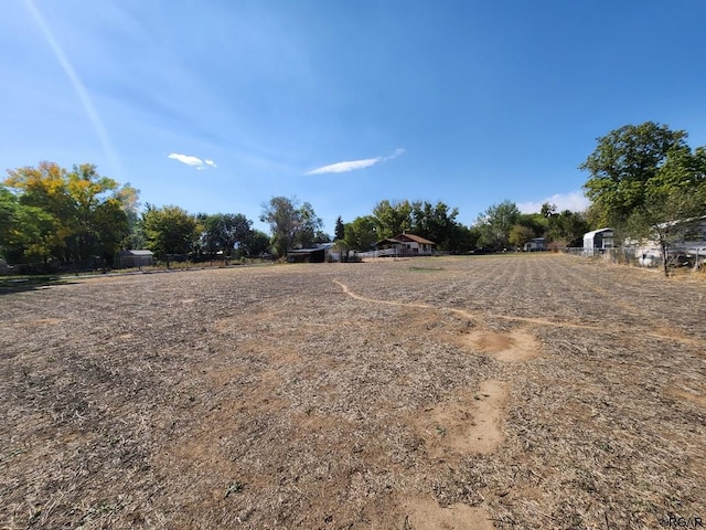 view of street featuring a rural view