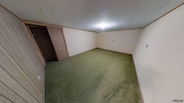 interior space with carpet flooring