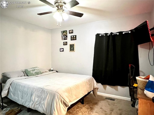 204 Indian Hills Rd, Florence, CO 81226 - bedroom with carpet flooring and ceiling fan