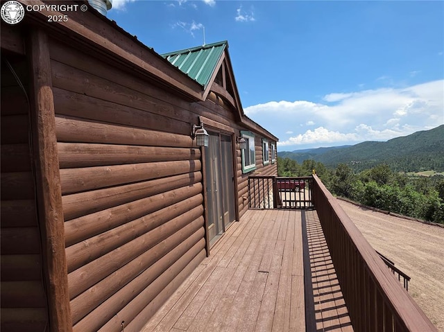 612 Lowry Ln, Canon City, CO 81212 - deck with a mountain view