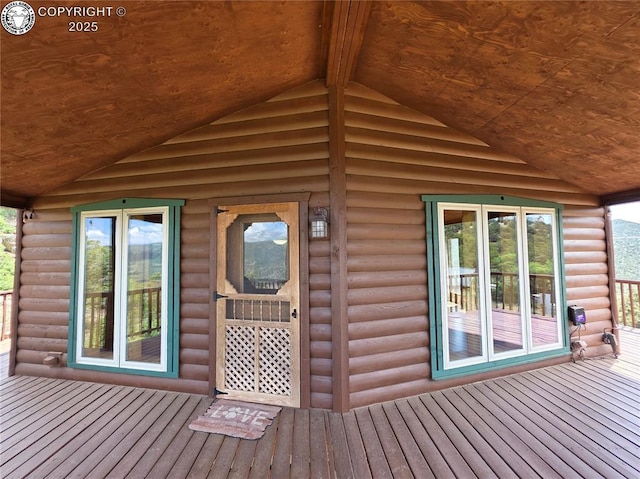 612 Lowry Ln, Canon City, CO 81212 - view of wooden terrace