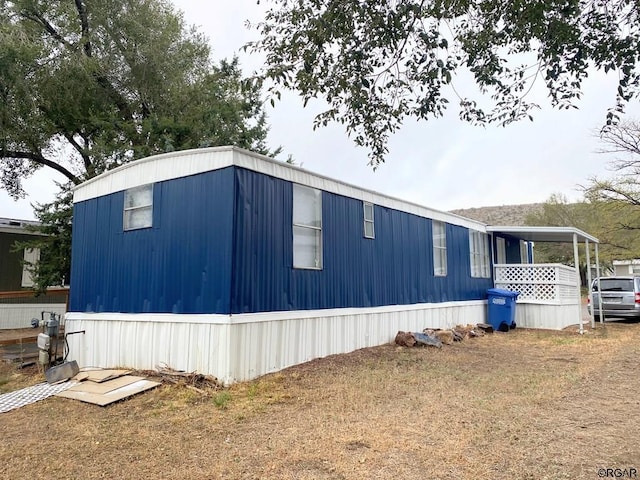 view of side of property