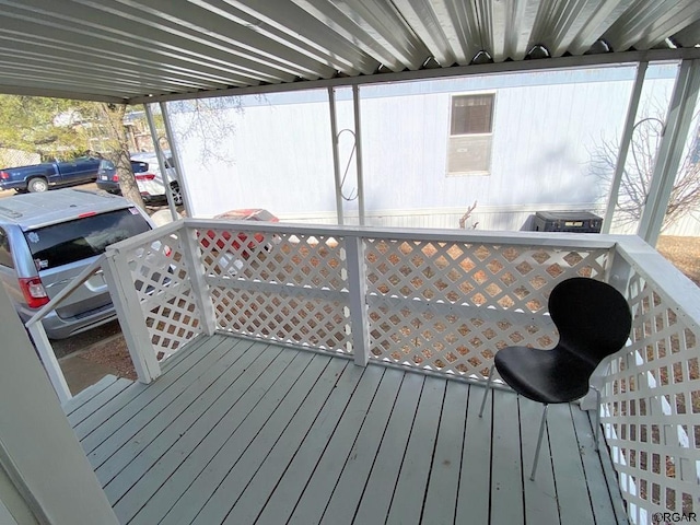 view of deck