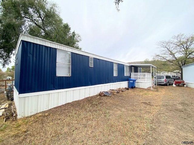 view of side of property