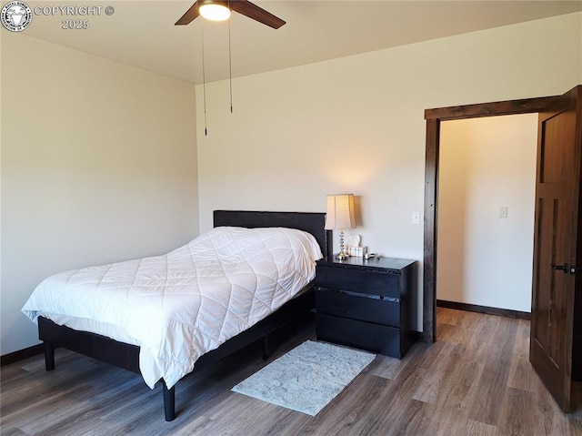 201 Fox Run, Silver Cliff, CO 81252 - bedroom featuring wood finished floors and baseboards