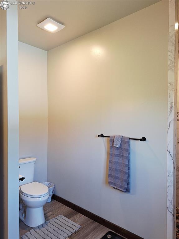 201 Fox Run, Silver Cliff, CO 81252 - full bathroom featuring wood finished floors and toilet