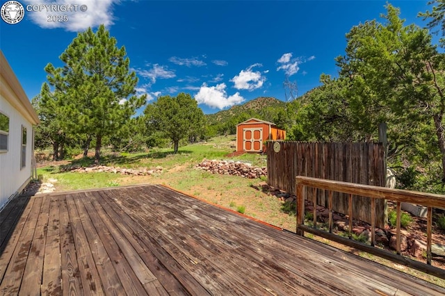 407 Horseshoe Dr, Canon City, CO 81212 - deck with a mountain view