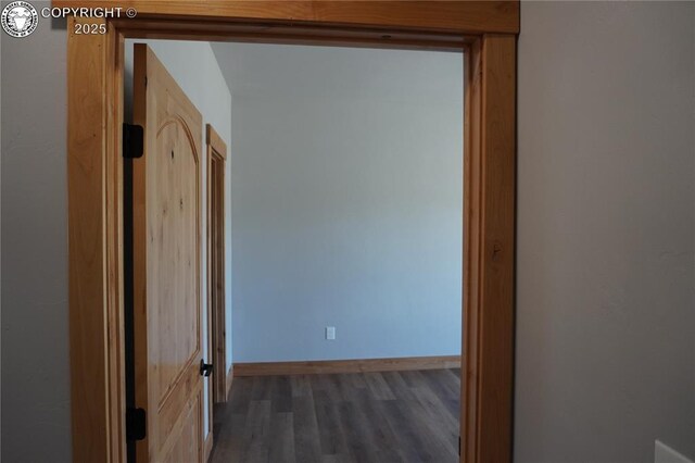 197 High Meadows Dr, Florence, CO 81226 - hall with wood finished floors and baseboards