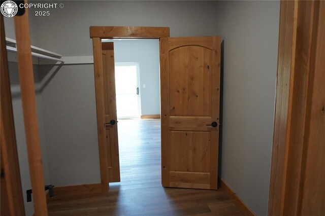 197 High Meadows Dr, Florence, CO 81226 - corridor with wood finished floors