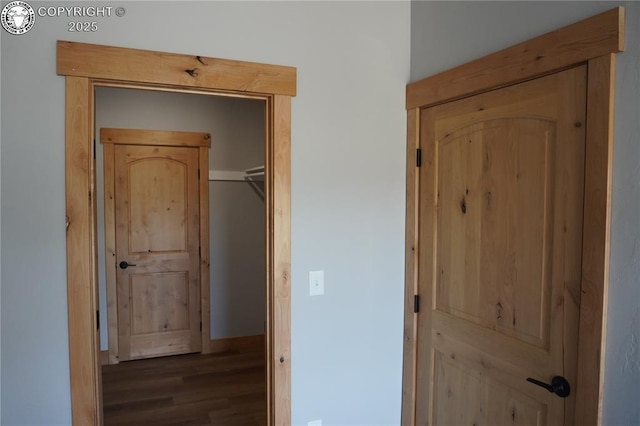 197 High Meadows Dr, Florence, CO 81226 - corridor with wood finished floors