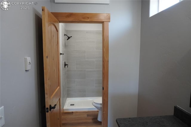 197 High Meadows Dr, Florence, CO 81226 - bathroom featuring a shower stall and toilet