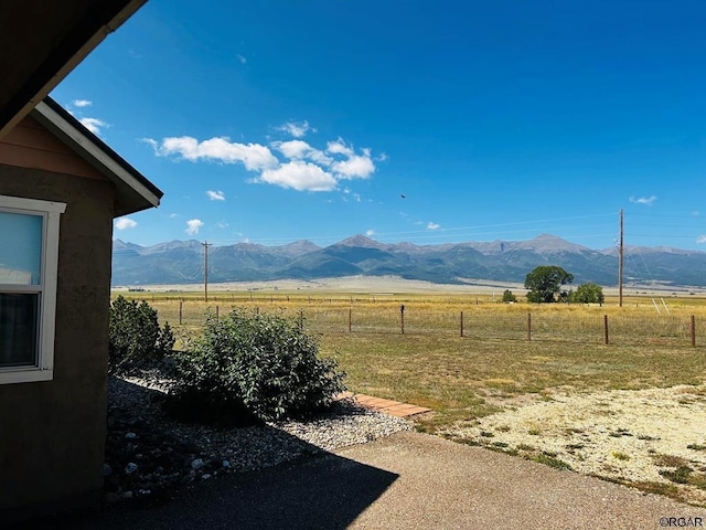 2 Inverness Ave, Westcliffe, CO 81252 - view of yard featuring a mountain view and a view of rural / pastoral area