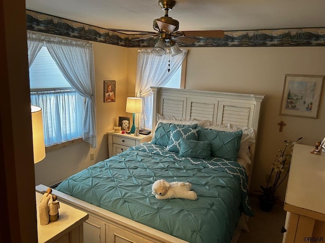 2 Inverness Ave, Westcliffe, CO 81252 - carpeted bedroom with ceiling fan