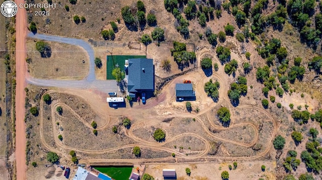 5 Cory Ln, Florence, CO 81226 - aerial view featuring a rural view and a desert view