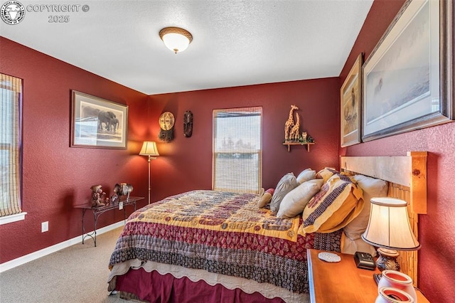 bedroom with carpet flooring