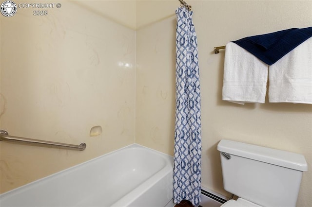 1125 Barr Ave, Canon City, CO 81212 - full bath featuring toilet and shower / bath combination with curtain
