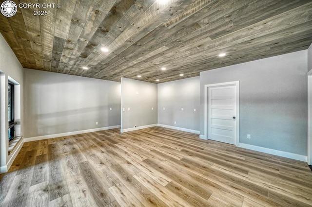 79 Terrazo Abajo, Westcliffe, CO 81252 - unfurnished room with wood finished floors and recessed lighting
