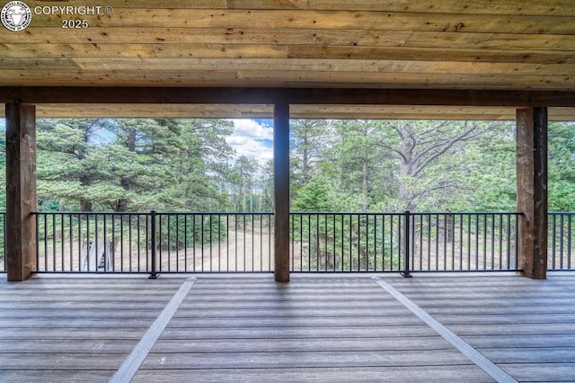 79 Terrazo Abajo, Westcliffe, CO 81252 - view of wooden deck
