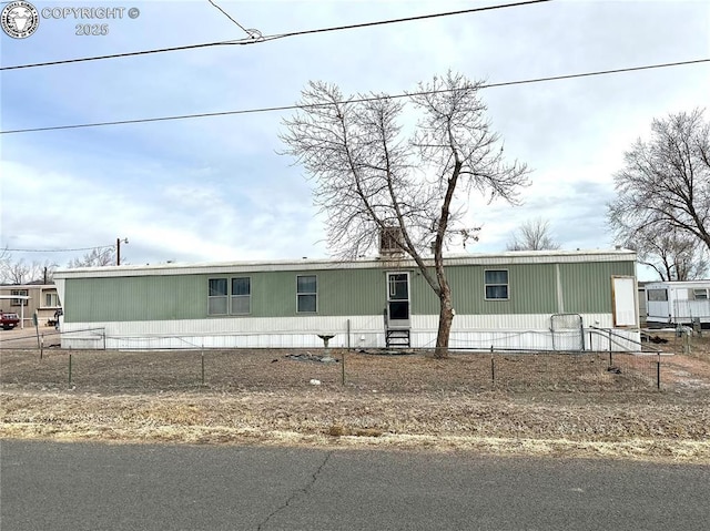 view of manufactured / mobile home