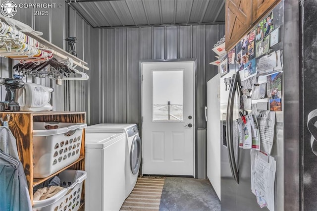 3491 County Road 215th Rd, Westcliffe, CO 81252 - laundry room with separate washer and dryer