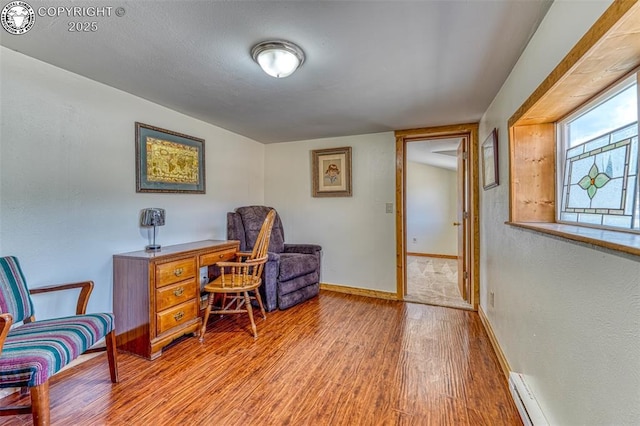 321 County Road 353a, Canon City, CO 81212 - home office with wood finished floors and a baseboard heating unit