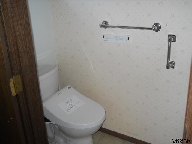 bathroom featuring toilet