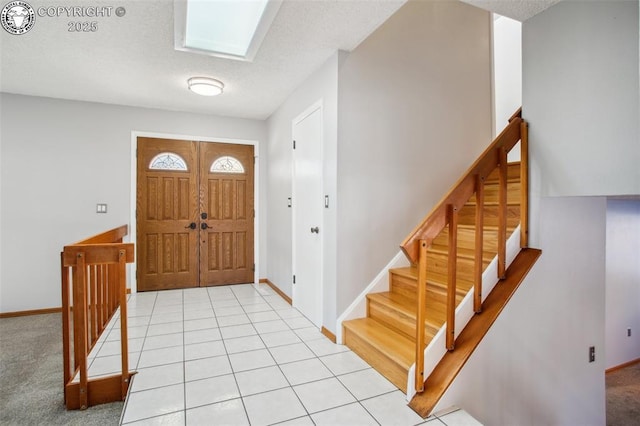 view of tiled entryway