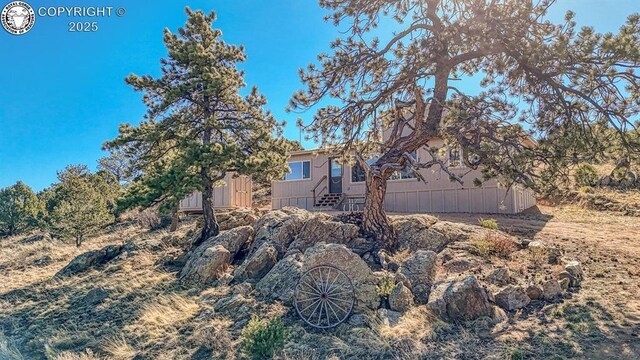 820 Little Horn Dr, Westcliffe, CO 81252 - view of front of house
