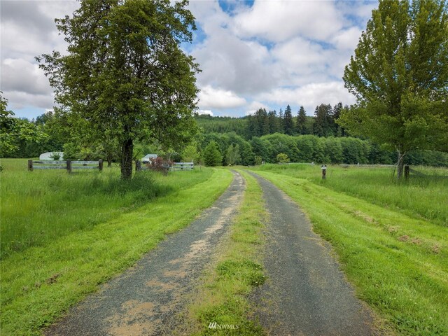 view of road