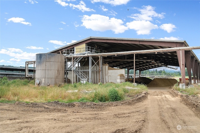 view of horse barn