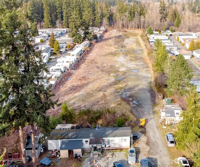 view of aerial view