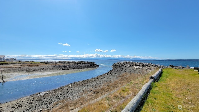 view of water feature