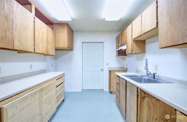 kitchen featuring sink