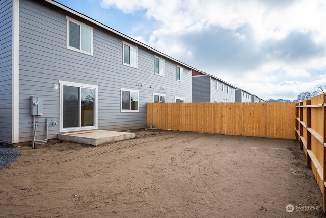 view of rear view of property