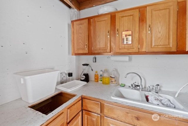 kitchen featuring sink