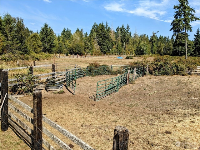 surrounding community featuring a rural view