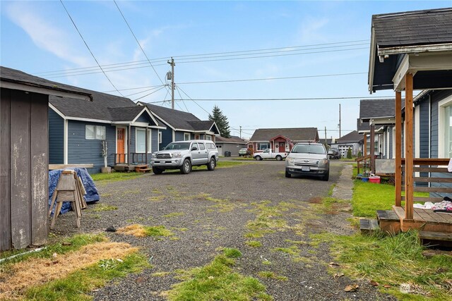 view of yard featuring a deck