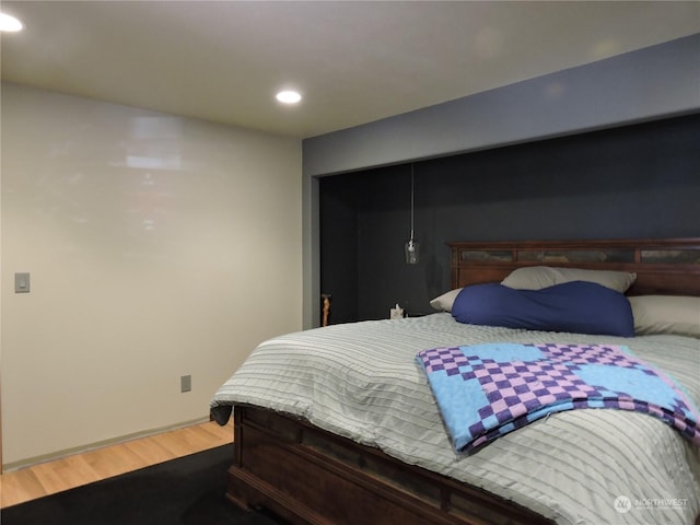 1402 Adams Rd N, Quincy, WA 98848 - bedroom with wood finished floors and recessed lighting