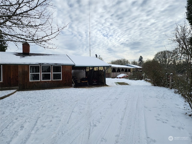 view of front of home